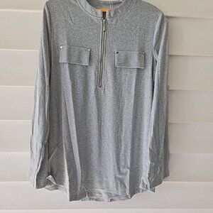 Yaya Bay Women's Stretch Knit Long Sleeve Top Size: L